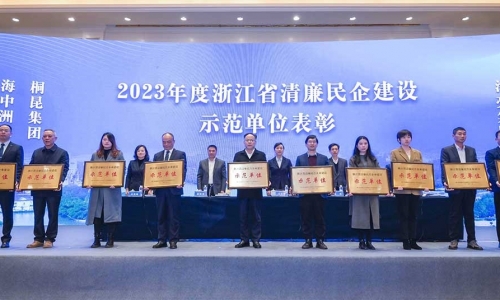 2023年浙江省清廉民营企业建设示范单元名单颁布，，15VIP太阳集团集团榜上有名！！！