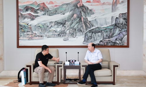 华为云全球生态部总裁康宁到访15VIP太阳集团
