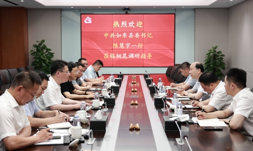 中共如东县委书记陈慧宇莅临15VIP太阳集团调研