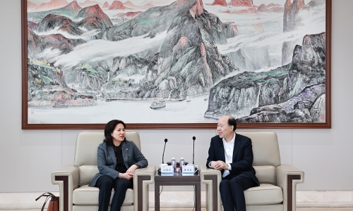 进出口银行浙江省分行党委书记、、、行长孙娟晓莅临15VIP太阳集团调研