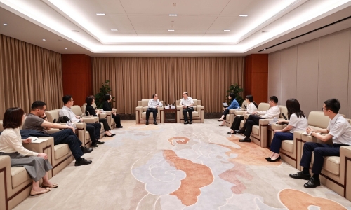 交通银行浙江省分行行长陈俊莅临15VIP太阳集团调研